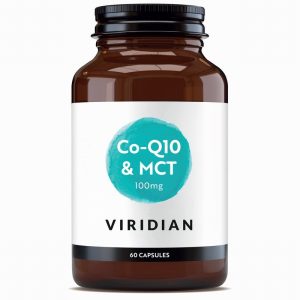Viridian Co-enzyme Q10 100mg with MCT – 60 Veg Caps