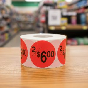 2 for $6 Sticker Pricing Label Stickers – 500/roll
