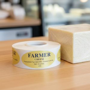 Farmer Cheese Label Stickers – 500/roll