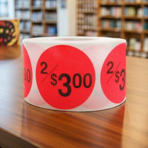 2 for $3 Sticker Pricing Label Stickers – 500/roll