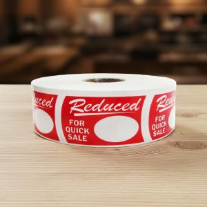 Reduced for Quick Sale with pricing area blank Label Stickers – 1000/roll