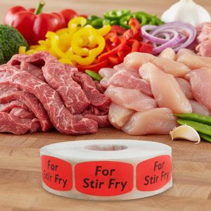 For Stir Fry Label Butcher Sticker – 1000/roll