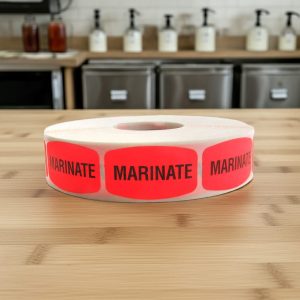 Marinate Label Stickers – 1000/roll