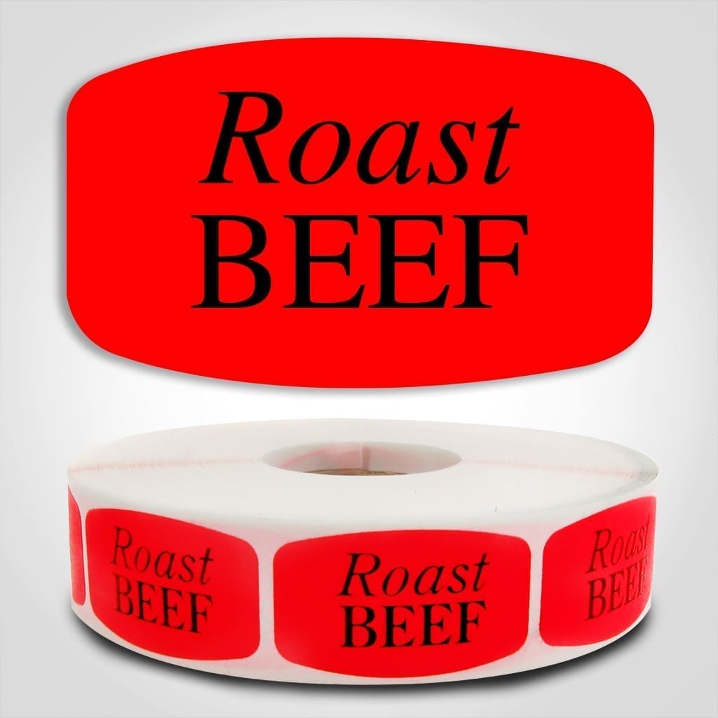 Roast Beef Deli Label Stickers – 1000/roll - Image 4