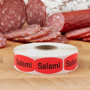 Salami Label Stickers – 1000/roll