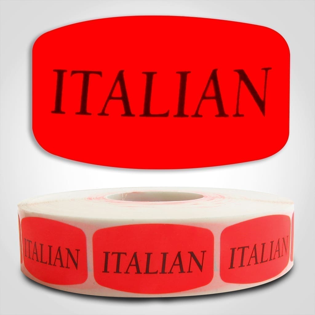 Italian Label Stickers – 1000/roll - Image 4