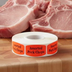 Assorted Pork Chops Label Butcher Sticker – 1000/roll
