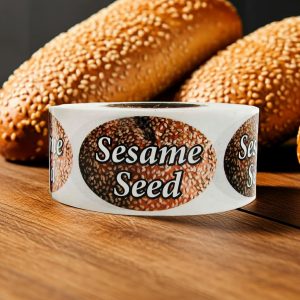 Sesame Seed Label Bakery Bread Sticker – 500/roll