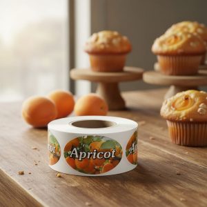 Apricot Label Bakery Flavor Sticker – 500/roll