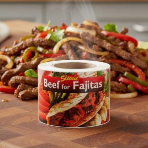 Beef For Fajitas Label Stickers – 250/roll