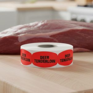 Deer Tenderloin Label Stickers – 1000/roll