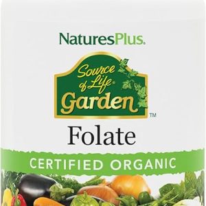 Source of Life Garden Organic Folate Capsules – 60 Capsules