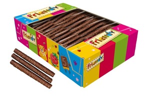 Wafer Rolls, Coconut Flavour, Friendy 500g
