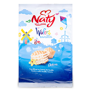 Wafers With Vanilla Cream, Naty 140g
