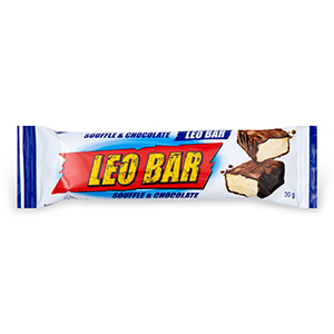 Glazed Chocolate Bar With Souffle, Leo Bar 30g