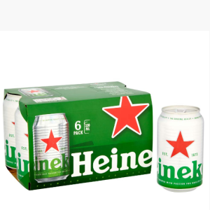 Heineken 24Pk 330ml Cans (only available to areas BT15, 36, 37)