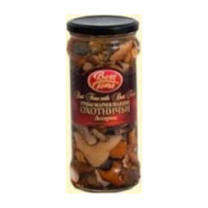 Canned assorted mushrooms Ohotnichij 580ml