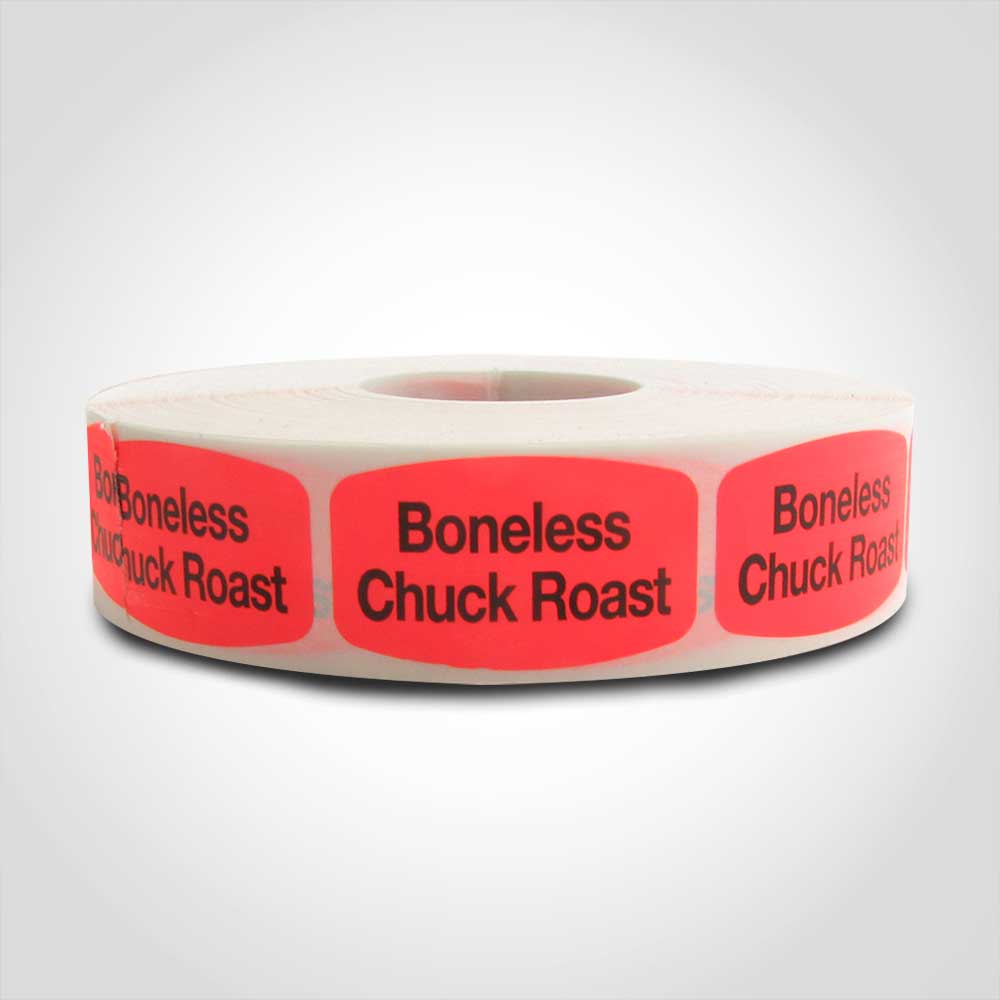 Boneless Chuck Roast Label Butcher Sticker – 1000/roll - Image 3