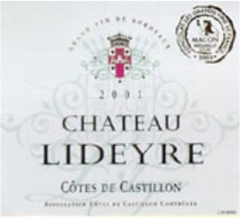 Chateau Lideyre, Cotes de Castillon, Vignobles Bardet 1.5 Litre Magnum