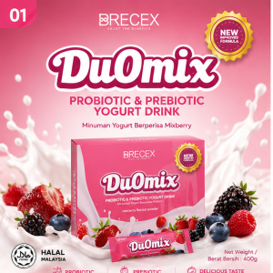 Duomix Probiotic & Prebiotic Yoghurt Drink – Mixberry Flavour by I Medikel Pharmacy