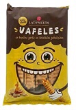 Latsweets Waffle rolls with banana taste and chocolate pieces filling 340g