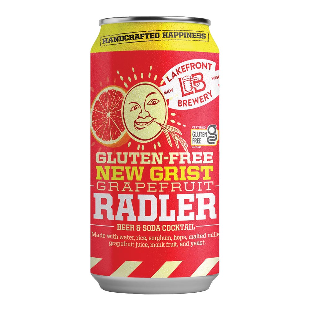 Lakefront Brewery Gluten-Free New Grist Grapefruit Radler (6 Pack, 12 Oz, Cans) - Image 2