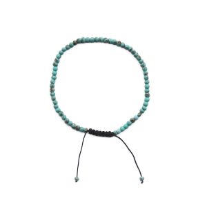 Bracelet Turquoise 63 beads 2 mm